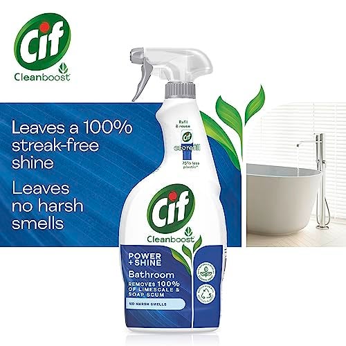 CIF Power & Shine Bathroom Cleaner Spray| Tough Stain Remover| 700ml - Image 3