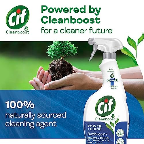 CIF Power & Shine Bathroom Cleaner Spray| Tough Stain Remover| 700ml - Image 4