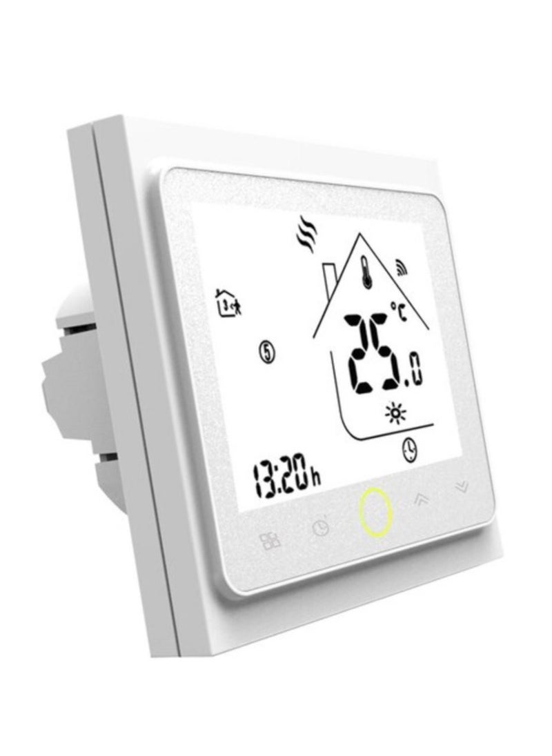 Eazyliv - Eazyliv 24V Tuya Smartlife Wifi Smart Thermostat LCD Display Temperature Controller for Air Conditioning Work with Alexa Google Home-White - Image 1