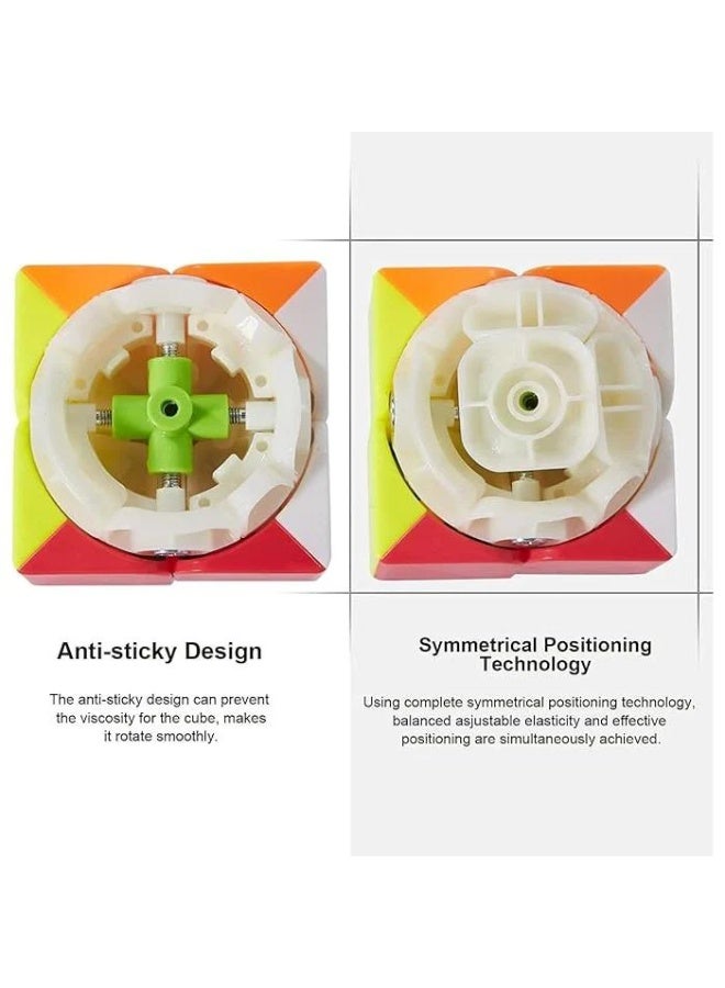 كي يي مكعب QiYi QY QiDi S2 Speedcube 2x2 غير مغناطيسي بدون ملصقات - Image 2