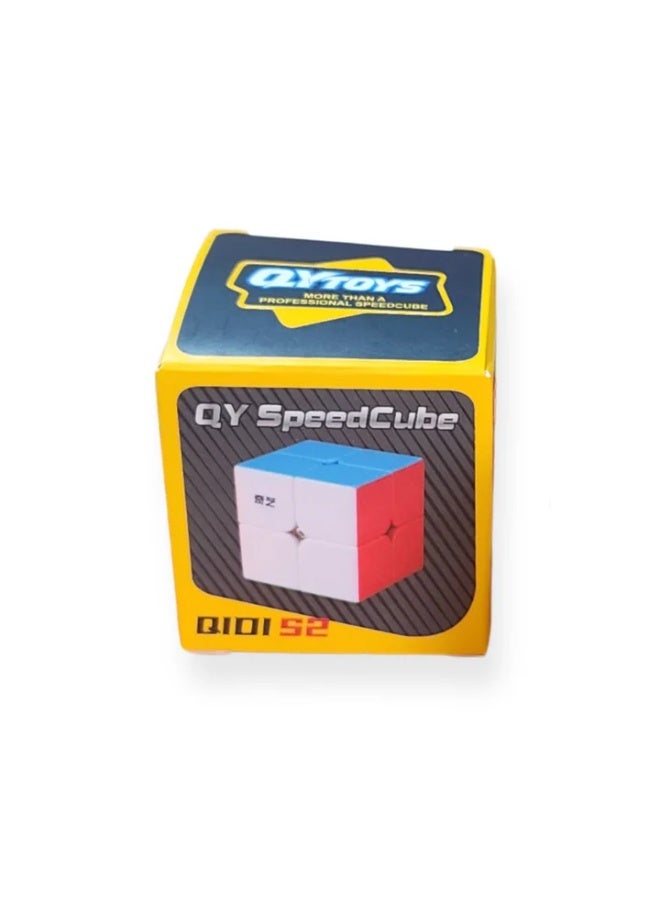 كي يي مكعب QiYi QY QiDi S2 Speedcube 2x2 غير مغناطيسي بدون ملصقات - Image 3