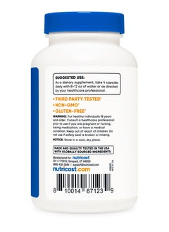 Nutricost Phosphatidylserine, Soy Free,400 MG Per Serving  30 SERVINGS | 120 Capsules  - Image 4