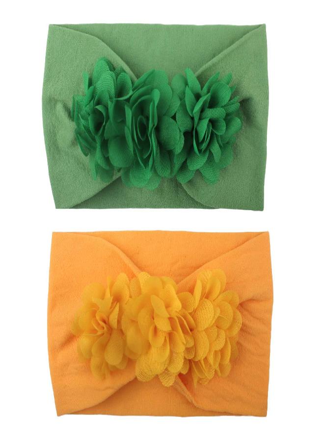 WZT WZT Stretchy Knot Nylon Baby Headbands For Newborn Baby Girls Infant Toddlers Kids Bows Child Hair Accessories - Image 3