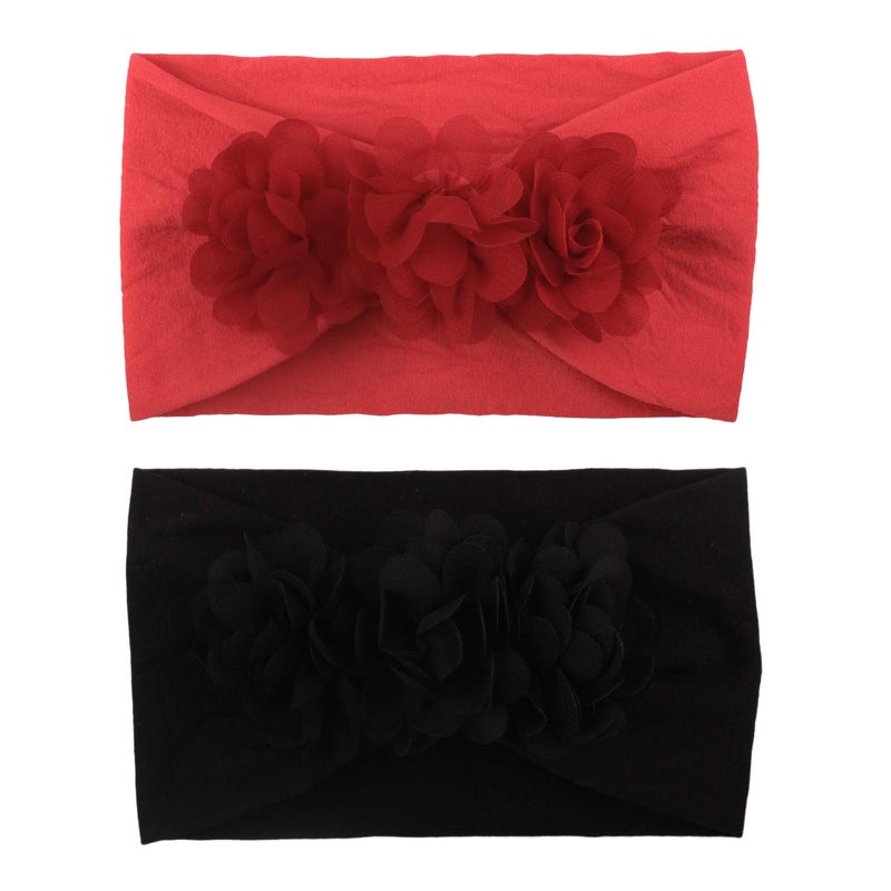 WZT Stretchy Knot Nylon Baby Headbands For Newborn Baby Girls Infant Toddlers Kids Bows Child Hair Accessories - Image 2