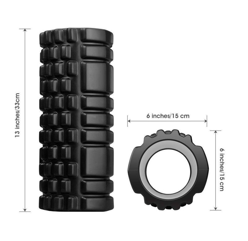 Bodylastics 33cms Foam Roller for Deep Tissue Massage, Relief from Sore Muscles Pain, Pre & Post Exercise Fitness Workout Sessions - Image 3