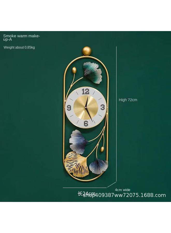 Bluejw Clock Wall Clock Living Room Home Clock Modern Simple Mute Atmospheric Art Creative Nordic Decorative Wall Watch - Image 2