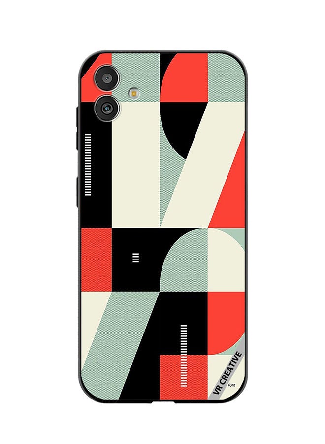 VR CREATIVE Protective Case Cover For Samsung Galaxy M13 5G Abstract Illustration Design Multicolour - Image 1