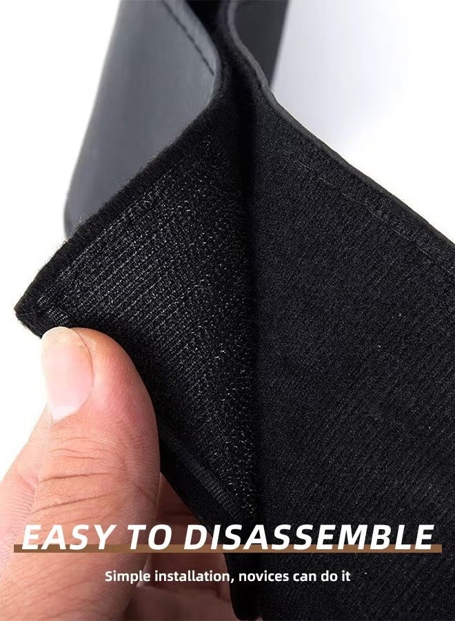 Car Seat Headrest Neck Pillow Ergonomic Car Neck Pillow Durable Neck Pillow 100% Pure Memory Foam Car Neck Support Relieve Neck Pain Adjustable Neck Pillow Black - Image 5