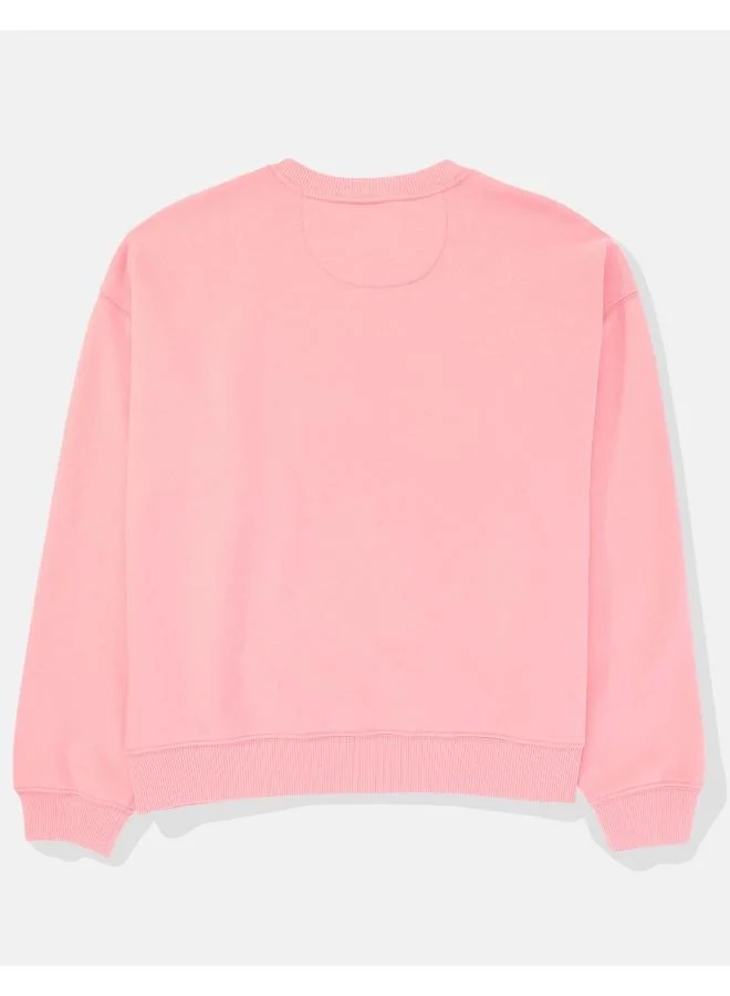 American Eagle Graphic Crew Neck Sweatshirt