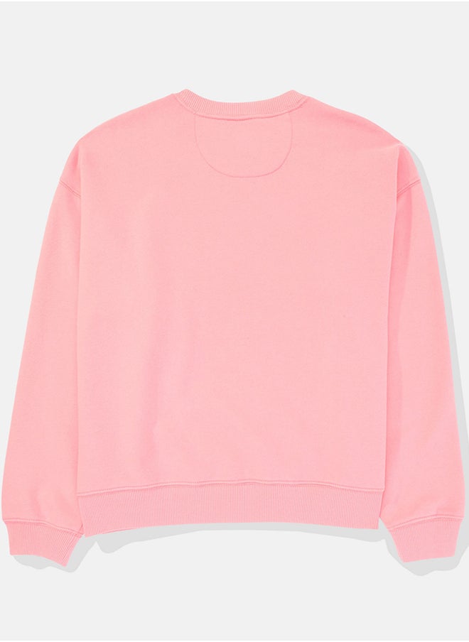 American Eagle Graphic Crew Neck Sweatshirt  - Image 3