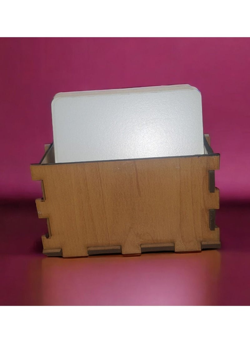 MADASOUQ 6 modern decor coasters with Box  - Image 3