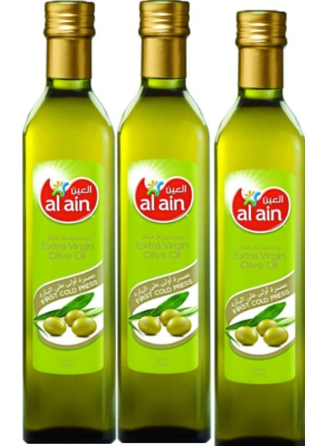 العين 3 × زيت زيتون بكر ممتاز 750 مل (عبوة من 3) - Image 1