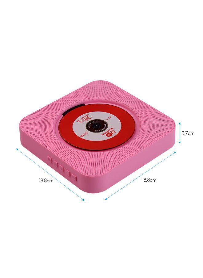 نيبمينينت مشغل DVD يثبت على الحائط مع جهاز تحكم عن بُعد I4845P-UK-A وردي/أبيض - Image 2