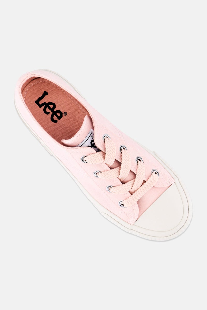 LEE Women Lace Up Casual Shoes, Pink - Image 4