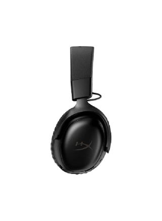 HyperX Cloud III S Wireless Gaming Headphones, 53mm Angled Drivers, Memory Foam Padding, Premium Leatherette Surface, Electret Condenser Microphone, Polar Pattern, Black | A59YZAA - view 3