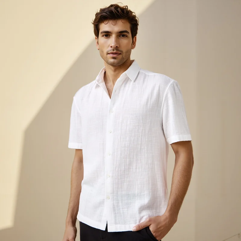 Iconic Textured Gauze Shirt