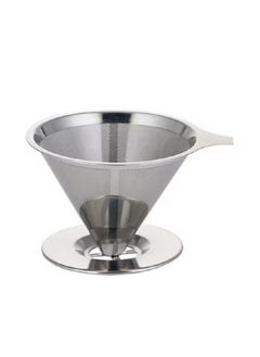 coffee filter pour funnel brewing tool silver
