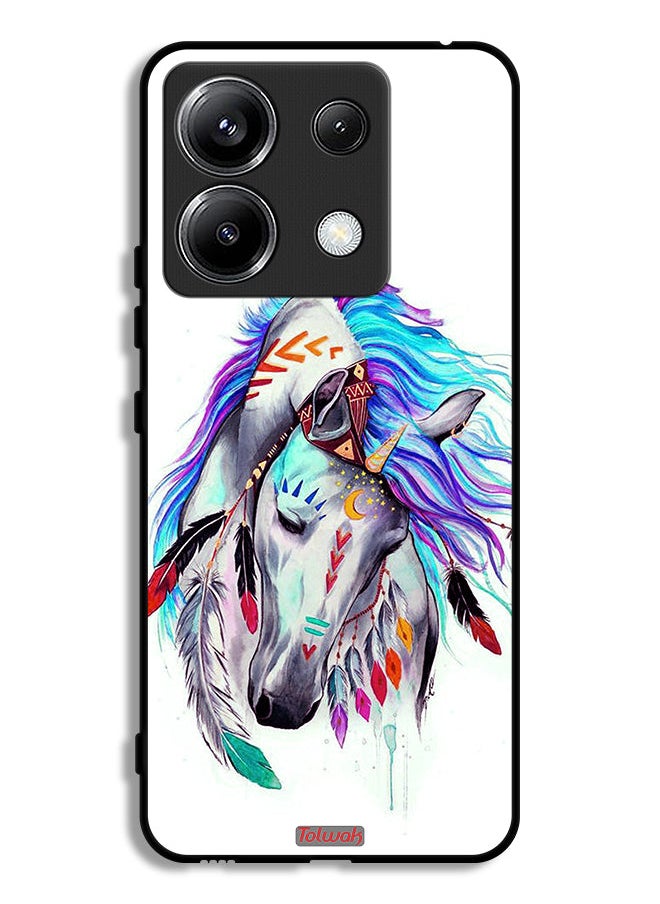 Tolwak Xiaomi Redmi Note 13 Pro 5G Protective Case Cover Horse  - Image 1
