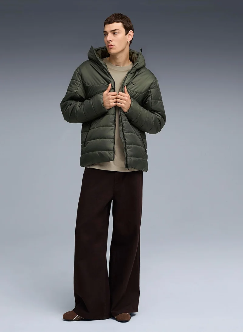 PUMA lux army Essential Tape T-Shirt for Men | Best Price UAE