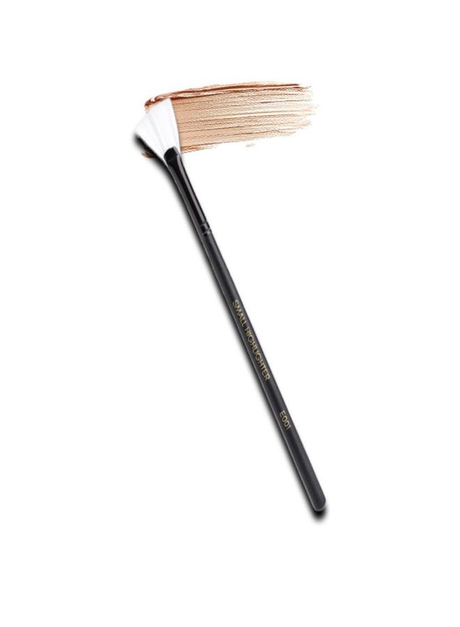 Cuffs N Lashes Small Highlighter Brush E001 | Precision Highlighting Brush for Radiant Glow | Ultra Soft Bristles | Handmade in India | Cruelty-Free Professional High-Performance Makeup Tool - Image 1
