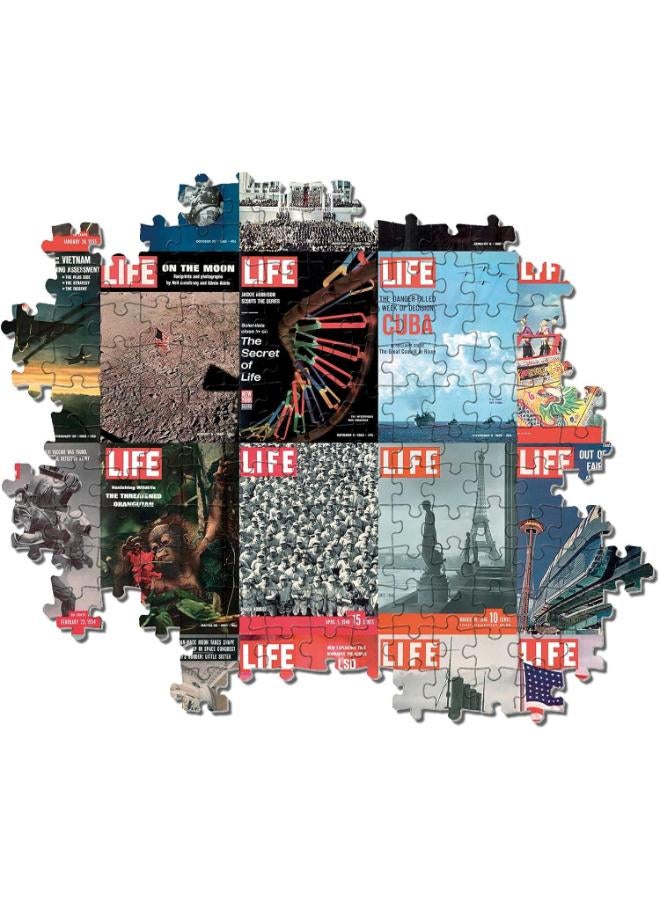 Clementoni 39636 Life Magazine-Cover 1000 Pieces Vintage Wall, Poster-Made in Italy, Jigsaw Puzzle for Adults, Multicoloured - Image 3