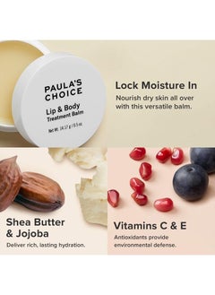 PAULA'S CHOICE LIP & BODY Emollient Treatment Balm, Beeswax & Shea Butter, Moisture for Eczema-Prone & Dry Skin, 0.5 Ounce  - Image 3
