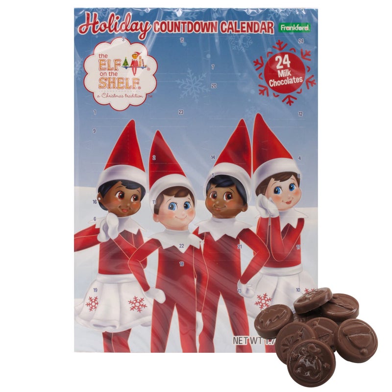 Elf of the Shelf 2022 Milk Chocolate Christmas Advent Countdown Calendar, 1.76 oz - Image 1