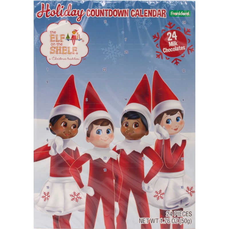 Elf of the Shelf 2022 Milk Chocolate Christmas Advent Countdown Calendar, 1.76 oz - Image 2