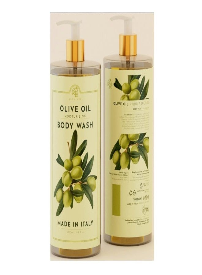Alchimia Olive Oil Moisturizing Body Wash 33.8 fl oz / 1000ml Made in Italy - Image 2