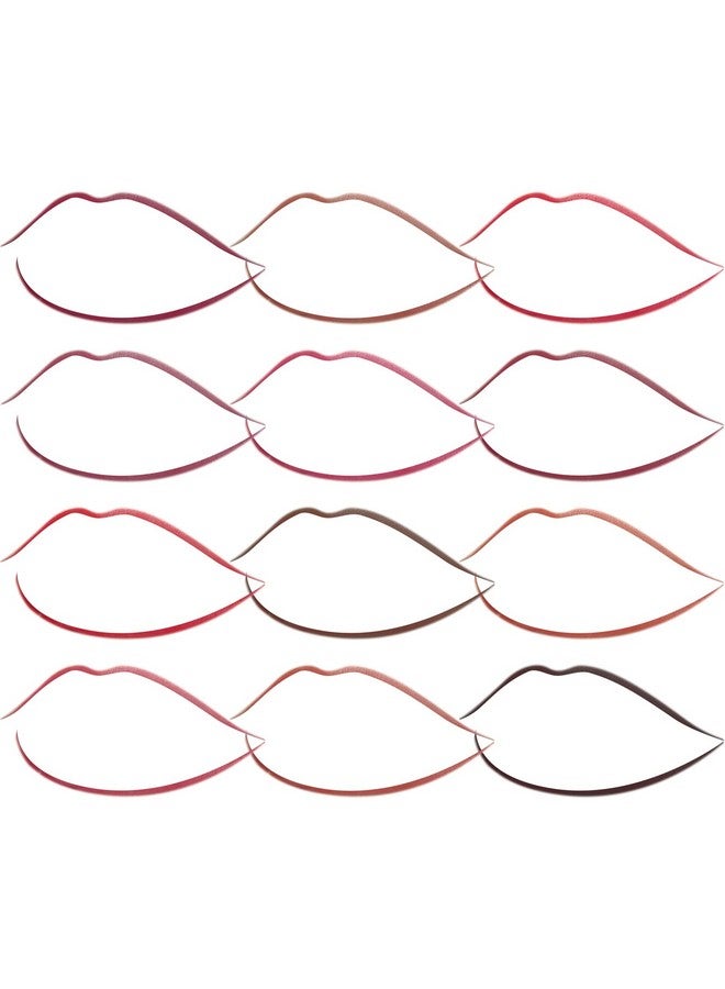 IS'MINE Matte Lip Liner Set 12 Assorted Colors High Pigmented Natural Lip Makeup Soft Pencils Longwear Smooth Ultra Fine (Color Set1) - Image 5