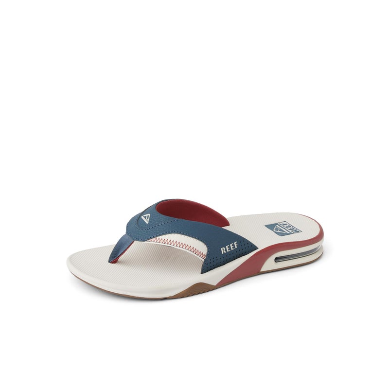 REEF Fanning Mens Bottle Opener Flip Flop, Arch Support, Durable Outsole, Water Friendly, Varsity, 11 - Image 1