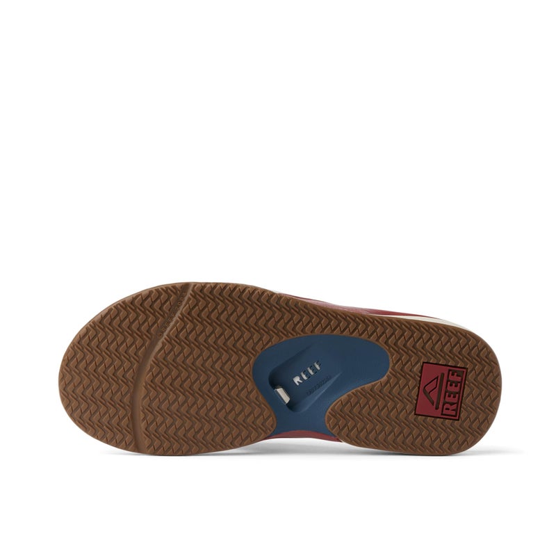 REEF Fanning Mens Bottle Opener Flip Flop, Arch Support, Durable Outsole, Water Friendly, Varsity, 11 - Image 3