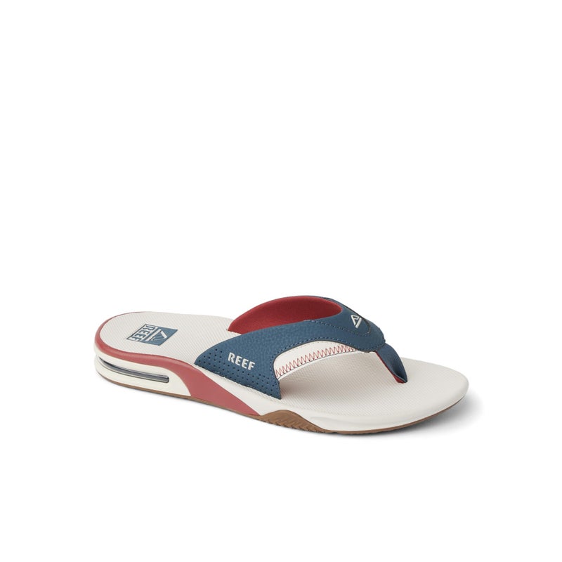 REEF Fanning Mens Bottle Opener Flip Flop, Arch Support, Durable Outsole, Water Friendly, Varsity, 11 - Image 2