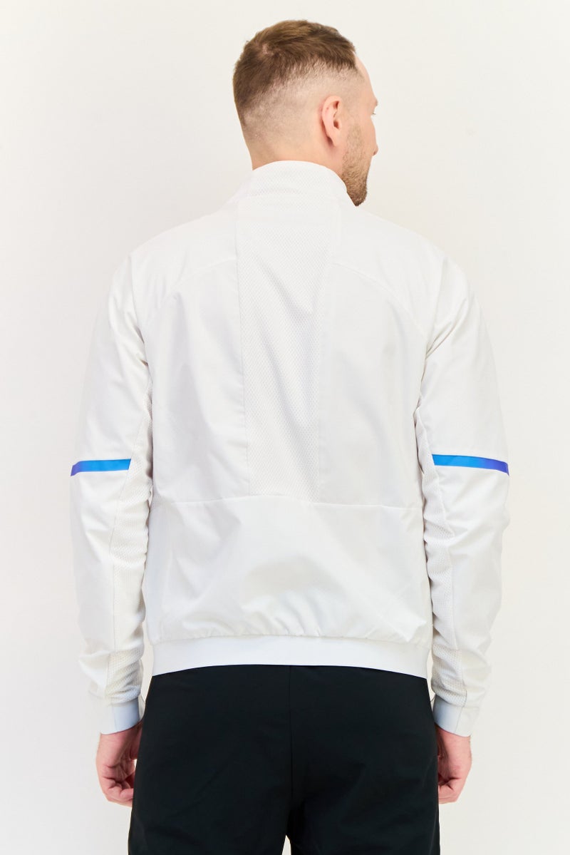 Adidas Men Sportswear Fit Colombia Game Day Anthem Football Jacket, White  - Image 4