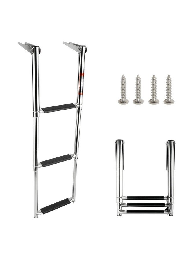 Amarine Made Amarine-made 3 Step Stainless Steel Telescoping Boat Ladder Swim Step - Image 1