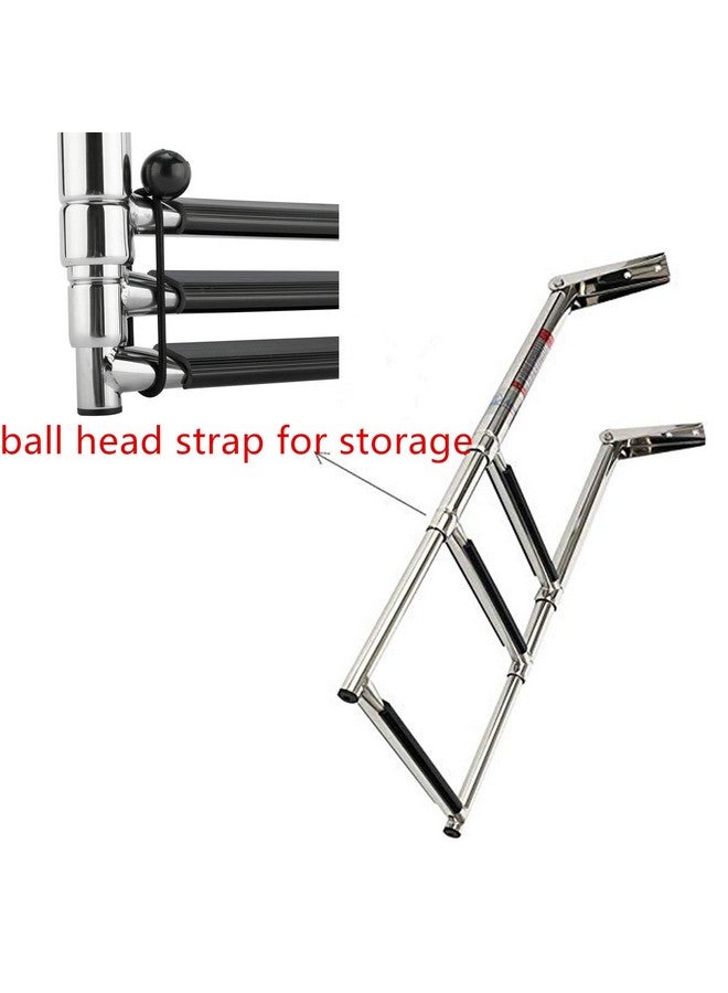 Amarine Made Amarine-made 3 Step Stainless Steel Telescoping Boat Ladder Swim Step - Image 3