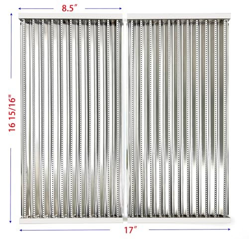 Direct Store Parts DS123 17" Stainless Steel Emitter Plates TRU-Infrared Grill Grates for Charbroil Performance Tru-Infrared 2 Burner Gas Grill 463633316, 463672016 463672216, 463672416, 2PK - Image 4