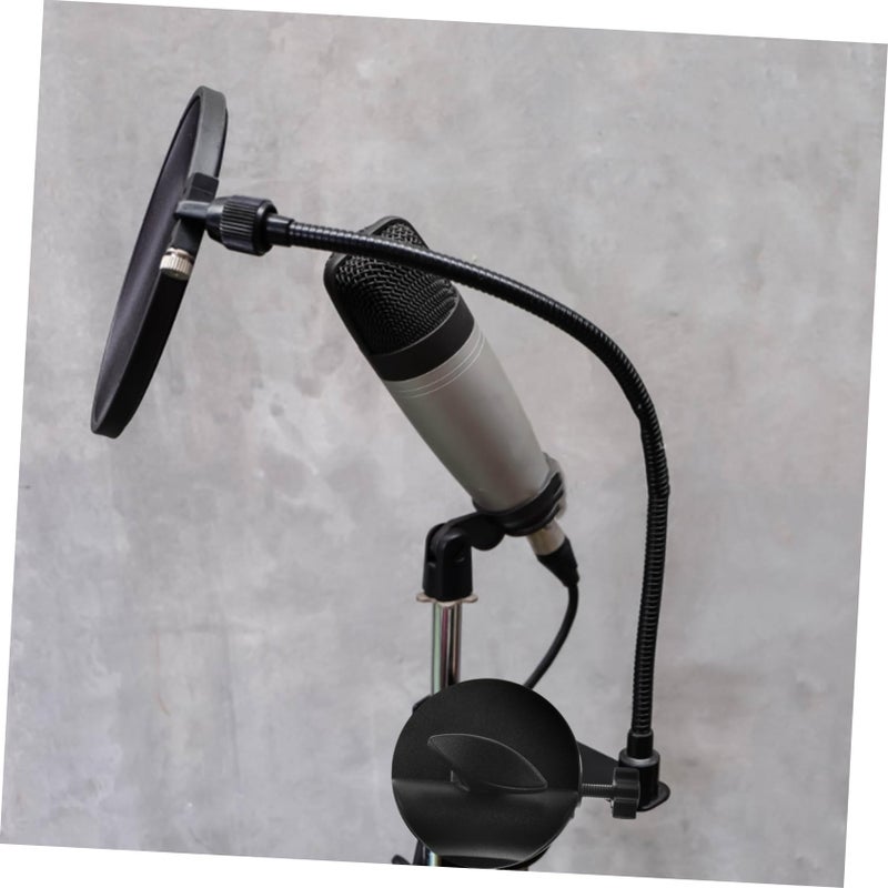 Metal Microphone Pole Clip Adjustable Mic Stand Phone Holder For Live Streaming Recording - Image 3