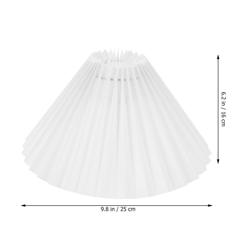 Accordion Lamp Shade, Softens Light and Enhances Room Ambience, E27 Compatible - Image 2
