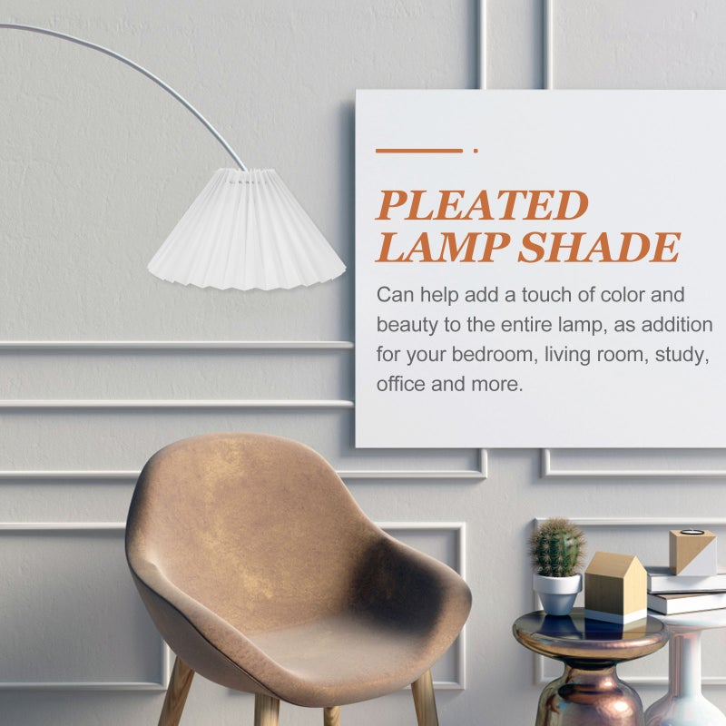 Accordion Lamp Shade, Softens Light and Enhances Room Ambience, E27 Compatible - Image 3