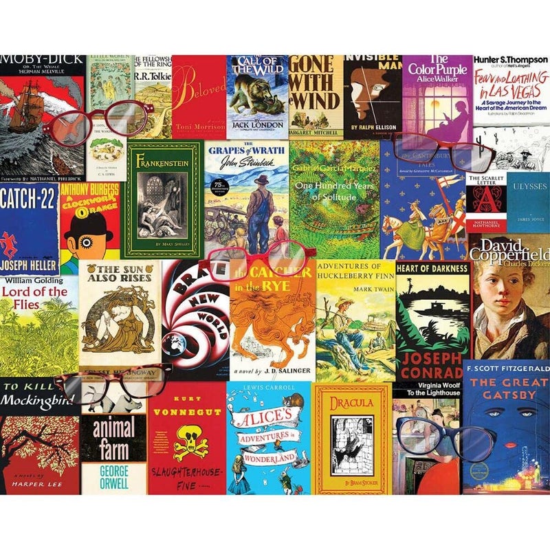 Springbok 1000 Piece Jigsaw Puzzle Nostalgic Novels Made in USA - Image 3