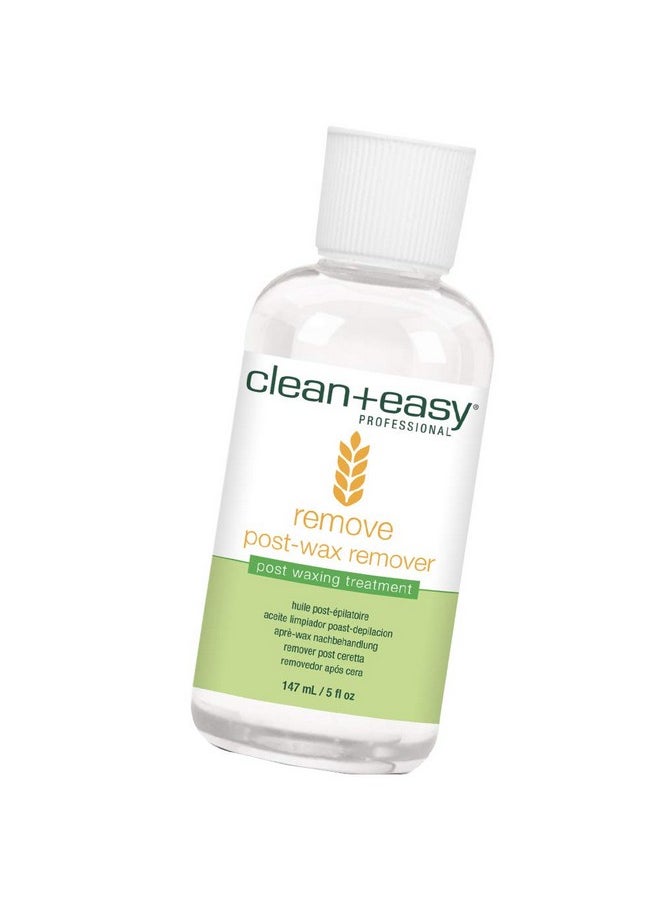 Clean + Easy - Clean + Easy Remove - After Wax Remover for the Skin with Wheat Germ Oil, Post Waxing Cleanser, 5 oz - Image 1