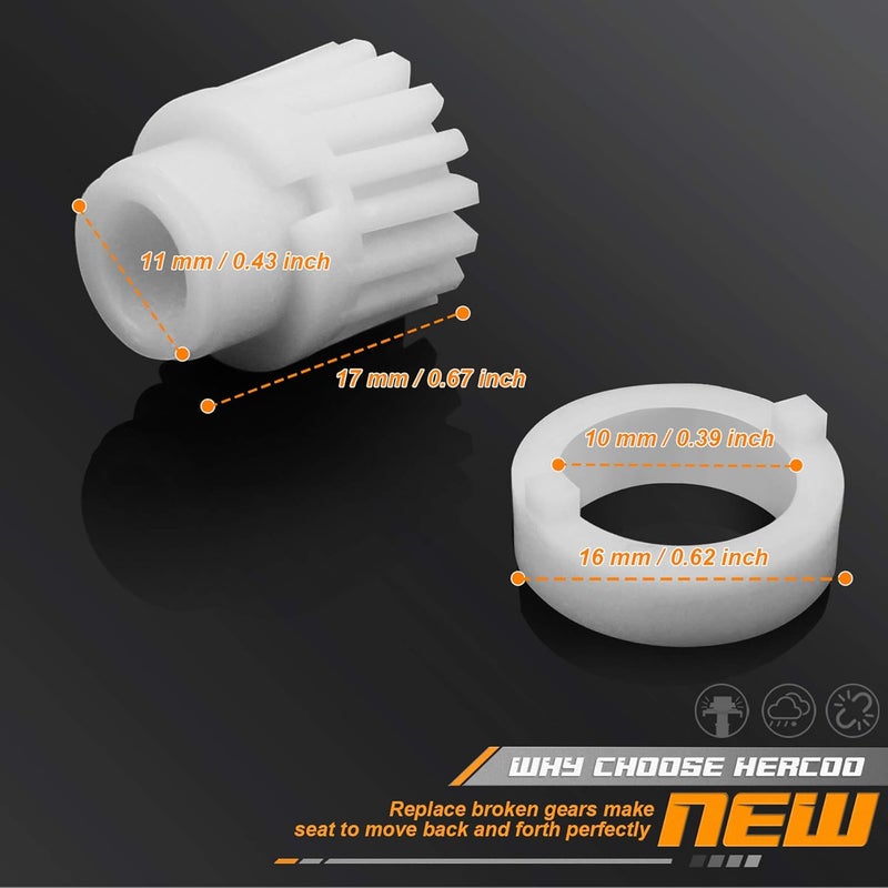 HERCOO Power Seat Track Rail Drive Gear Repair Kit - Image 5