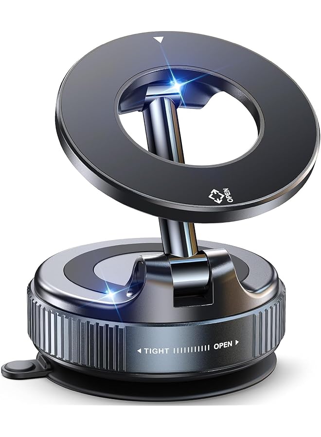 S-TOP Car Phone Holder, Magnetic Phone Holder for Car with 360° Rotation, Strong Grip for Gym, Mirror and Smooth Surface, Universal Phone Accessories - Image 1