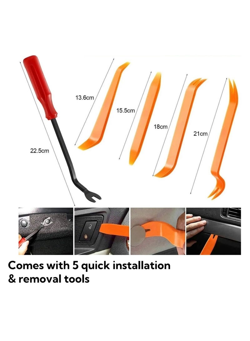 Car Styling Clips, 725pcs Boxed Automotive Retainer Clips Set with Plastic Clip Removal Tool, Door Trim Panel Clips, Fasteners, u0026 Push Pin Rivets for Mud Flaps, Fender, u0026 Underbody Protection - Image 3