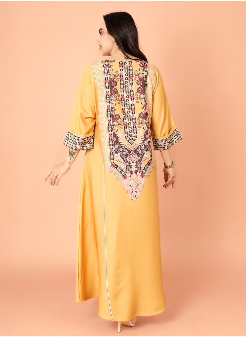 Solid Printed Jalabiya IK1003 Yellow - pzsku/Z36566E6BCC615A62C68CZ/45/_/1738487123/cd576d5f-0197-4f5b-ab9a-af9c4a385d9a