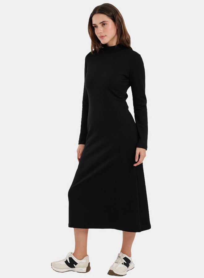 Carina Mock Neck Midi Dress - Image 3