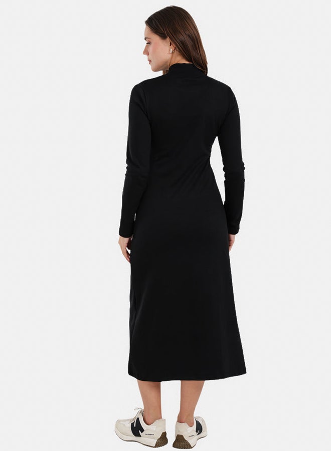 Carina Mock Neck Midi Dress - Image 4