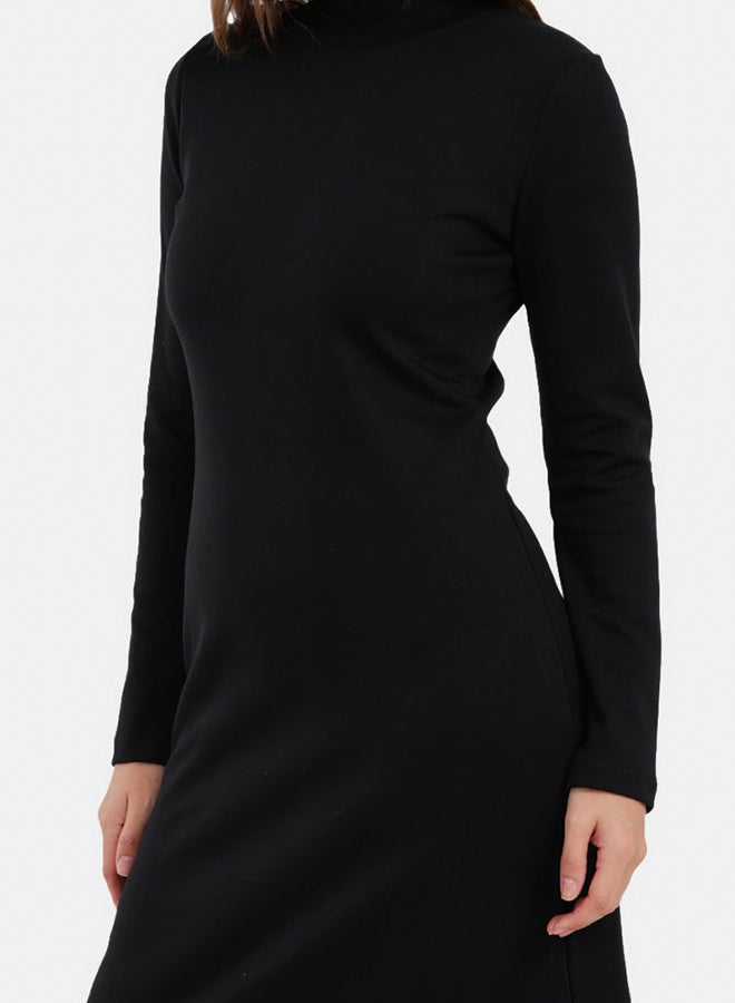 Carina Mock Neck Midi Dress - Image 5