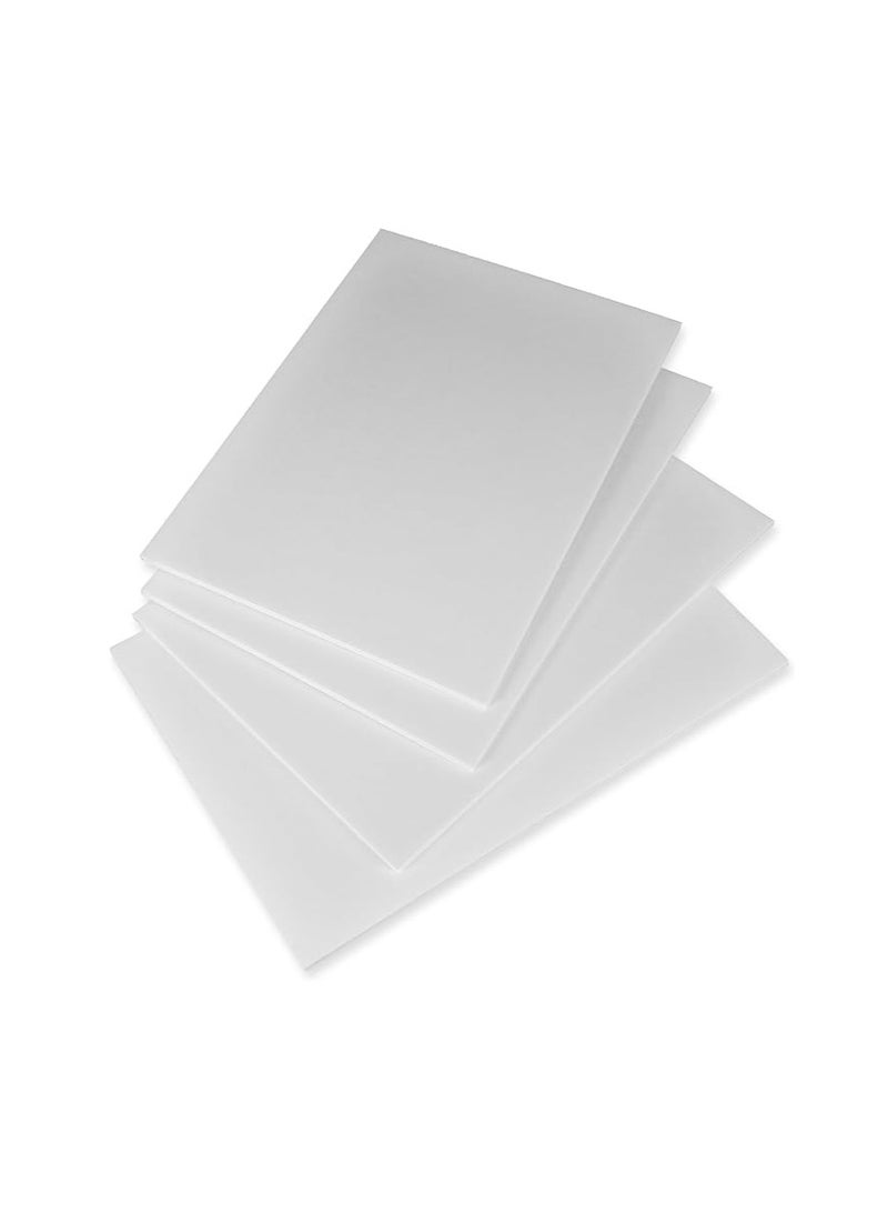 Generic Pack Of 5 Double Sided Coloured Foam Board White  - Image 2
